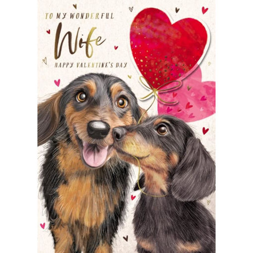 Picture of WONDERFUL WIFE VALENTINES CARD